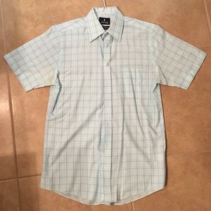 Stafford easy care short sleeve button down